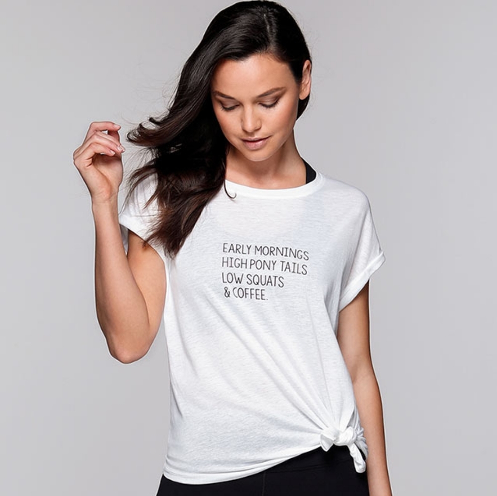 Lorna Jane Graphic Tie Tee
